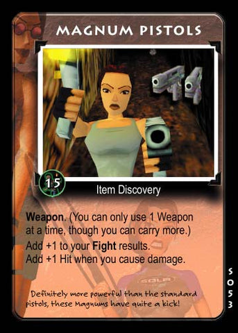 Tomb Raider CCG | Magnum Pistols - Slippery When Wet #53 | The Nerd Merchant