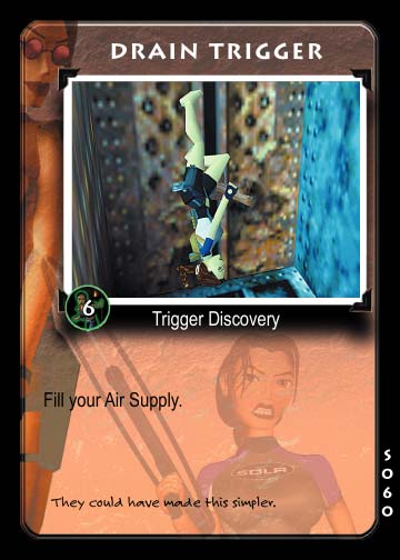 Tomb Raider CCG | Drain Trigger - Slippery When Wet #60 | The Nerd Merchant