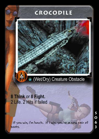 Tomb Raider CCG | Crocodile - Slippery When Wet #63 | The Nerd Merchant