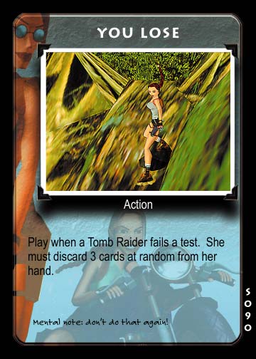 Tomb Raider CCG | You Lose - Slippery When Wet #90 | The Nerd Merchant