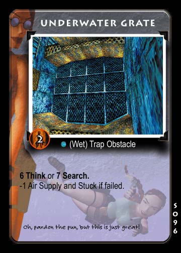 Tomb Raider CCG | Underwater Grate - Slippery When Wet #96 | The Nerd Merchant