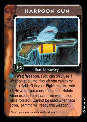 Tomb Raider CCG | Harpoon Gun - Slippery When Wet #120 | The Nerd Merchant