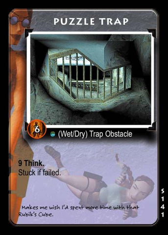 Tomb Raider CCG | Puzzle Trap - Slippery When Wet #141 | The Nerd Merchant