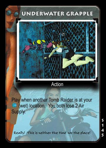 Tomb Raider CCG | Underwater Grapple - Slippery When Wet #145 | The Nerd Merchant