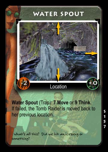 Tomb Raider CCG | Water Spout - Slippery When Wet #157 | The Nerd Merchant