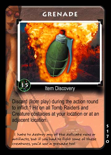 Tomb Raider CCG | Grenade - Slippery When Wet #170 | The Nerd Merchant