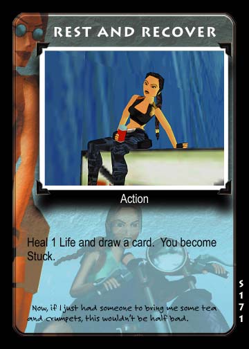 Tomb Raider CCG | Rest and Recover - Slippery When Wet #171 | The Nerd Merchant