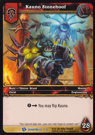 WOW TCG | Kauno Stonehoof - Arena Grand Melee 2/13 | The Nerd Merchant