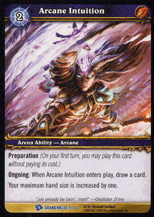 World of Warcraft TCG | Arcane Intuition - Arena Grand Melee 5/13 | The Nerd Merchant