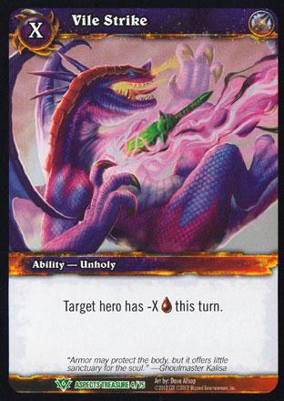 World of Warcraft TCG | Vile Strike - Battle of Aspects Treasure 4/75 | The Nerd Merchant