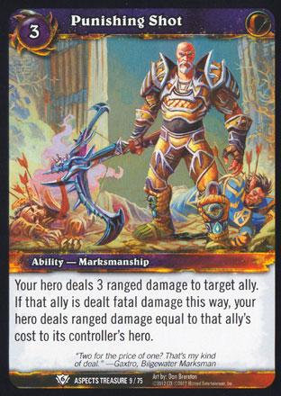 World of Warcraft TCG | Punishing Shot - Battle of Aspects Treasure 9/75 | The Nerd Merchant