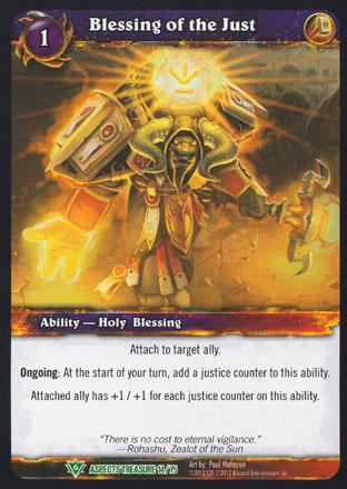World of Warcraft TCG | Blessing of the Just - Battle of Aspects Treasure 14/75 | The Nerd Merchant