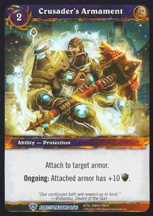 World of Warcraft TCG | Crusader's Armament - Battle of Aspects Treasure 16/75 | The Nerd Merchant