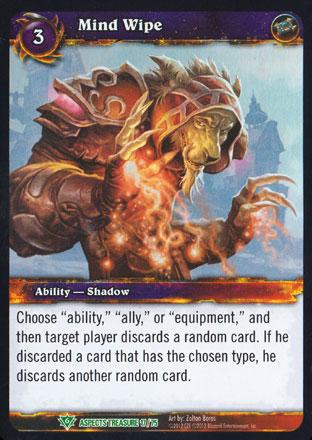 World of Warcraft TCG | Mind Wipe - Battle of Aspects Treasure 17/75 | The Nerd Merchant