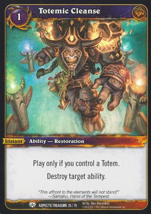 World of Warcraft TCG | Totemic Cleanse - Battle of Aspects Treasure 25/75 | The Nerd Merchant