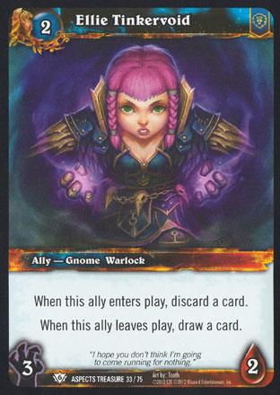 World of Warcraft TCG | Ellie Tinkervoid - Battle of Aspects Treasure 33/75 | The Nerd Merchant