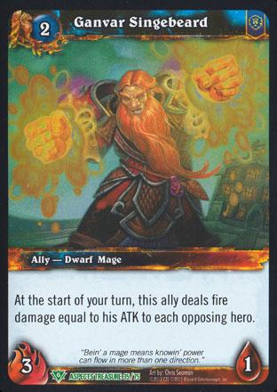 World of Warcraft TCG | Ganvar Singebeard - Battle of Aspects Treasure 35/75 | The Nerd Merchant