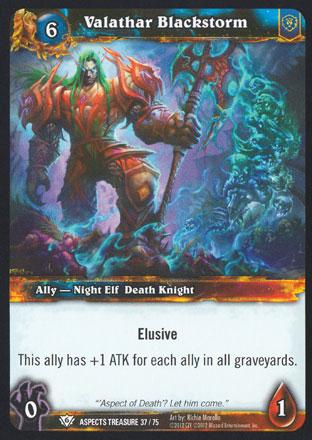 World of Warcraft TCG | Valathar Blackstorm - Battle of Aspects Treasure 37/75 | The Nerd Merchant