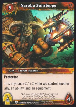 World of Warcraft TCG | Naroku Sunsteppe - Battle of Aspects Treasure 42/75 | The Nerd Merchant