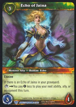 World of Warcraft TCG | Echo of Jaina - Battle of Aspects Treasure 45/75 | The Nerd Merchant