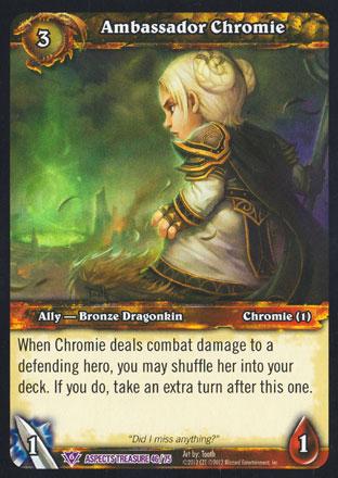 World of Warcraft TCG | Ambassador Chromie - Battle of Aspects Treasure 46/75 | The Nerd Merchant