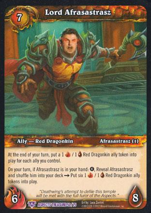 World of Warcraft TCG | Lord Afrasastrasz - Battle of Aspects Treasure 50/75 | The Nerd Merchant