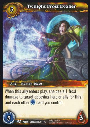 World of Warcraft TCG | Twilight Frost Evoker - Battle of Aspects Treasure 54/75 | The Nerd Merchant