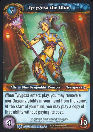 World of Warcraft TCG | Tyrygosa the Blue - Battle of Aspects Treasure 55/75 | The Nerd Merchant