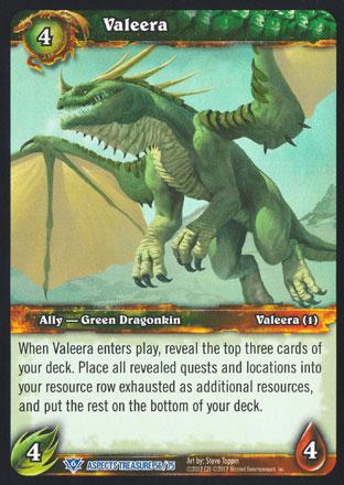 World of Warcraft TCG | Valeera - Battle of Aspects Treasure 56/75 | The Nerd Merchant