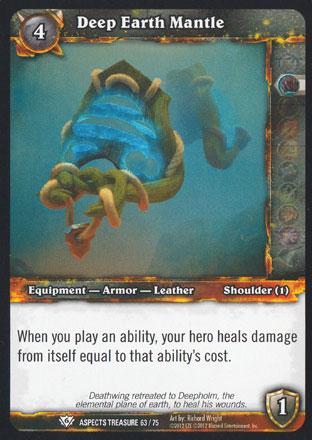 World of Warcraft TCG | Deep Earth Mantle - Battle of Aspects Treasure 63/75 | The Nerd Merchant