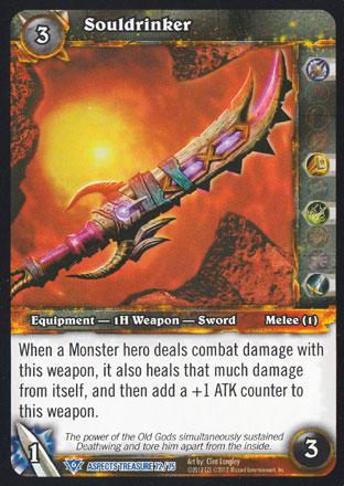 World of Warcraft TCG | Souldrinker - Battle of Aspects Treasure 72/75 | The Nerd Merchant