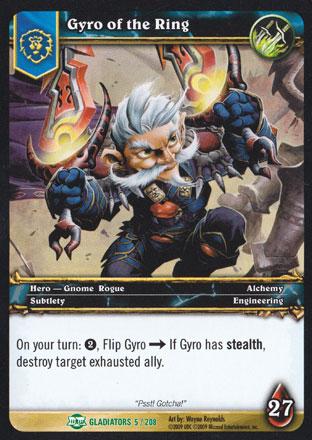 World of Warcraft TCG |Gyro of the Ring - Blood of the Gladiators 5/208 | The Nerd Merchant