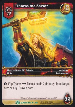 World of Warcraft TCG |Thoros the Savior - Blood of the Gladiators 16/208 | The Nerd Merchant