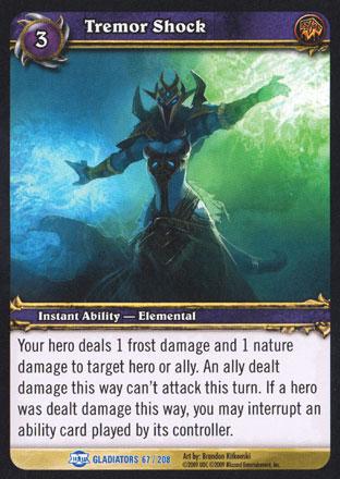 World of Warcraft TCG | Tremor Shock - Blood of Gladiators 67/208 | The Nerd Merchant