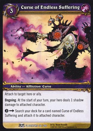 World of Warcraft TCG |Curse of Endless Suffering - Blood of the Gladiators 68/208 | The Nerd Merchant