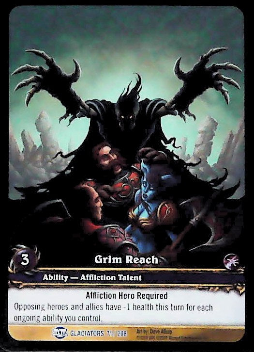 World of Warcraft TCG | Grim Reach (Extended Art) - Blood of the Gladiators 71/208 | The Nerd Merchant