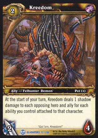 World of Warcraft TCG | Kreedom - Blood of Gladiators 72/208 | The Nerd Merchant