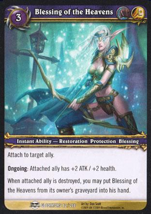 World of Warcraft TCG |Blessing of the Heavens - Blood of the Gladiators 82/208 | The Nerd Merchant