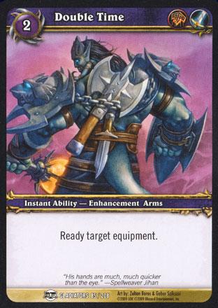 World of Warcraft TCG |Double Time - Blood of the Gladiators 85/208 | The Nerd Merchant