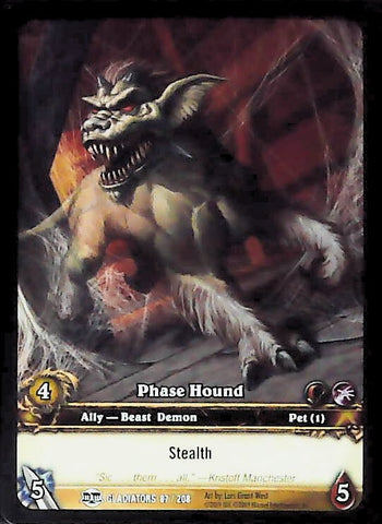 World of Warcraft TCG | Phase Hound (Extended Art) - Blood of the Gladiators 87/208 | The Nerd Merchant