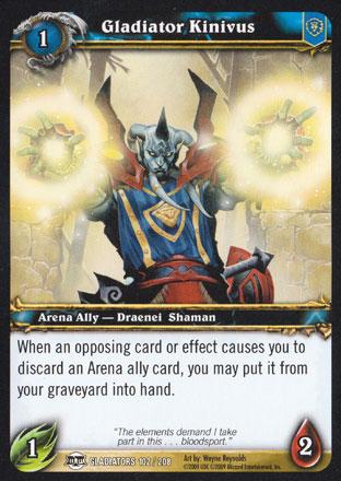 World of Warcraft TCG |Gladiator Kinivus - Blood of the Gladiators 102/208 | The Nerd Merchant