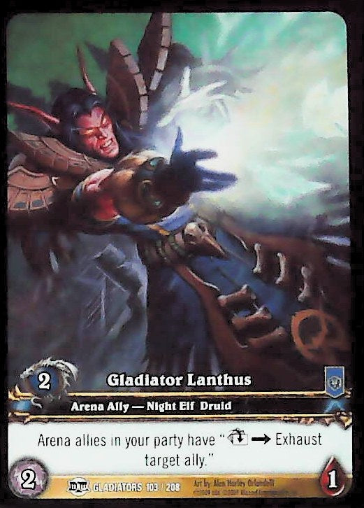 World of Warcraft TCG | Gladiator Lanthus (Extended Art) - Blood of the Gladiators 103/208 | The Nerd Merchant