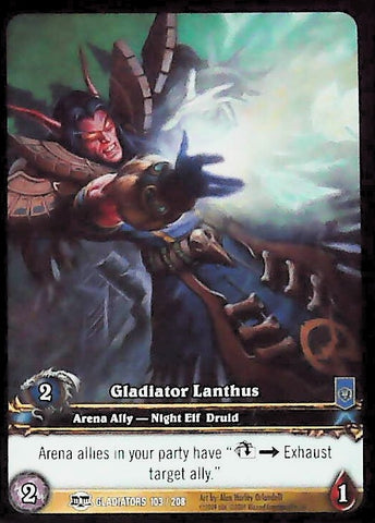 World of Warcraft TCG | Gladiator Lanthus (Extended Art) - Blood of the Gladiators 103/208 | The Nerd Merchant