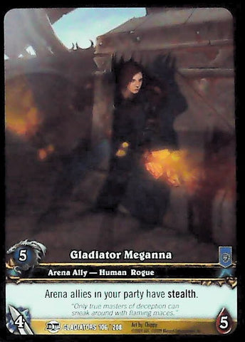 World of Warcraft TCG | Gladiator Meganna (Extended Art) - Blood of the Gladiators 106/208 | The Nerd Merchant