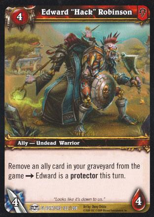 World of Warcraft TCG |Edward "Hack" Robinson - Blood of the Gladiators 122/208 | The Nerd Merchant