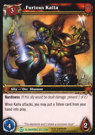 World of Warcraft TCG |Furious Kalla - Blood of the Gladiators 123/208 | The Nerd Merchant