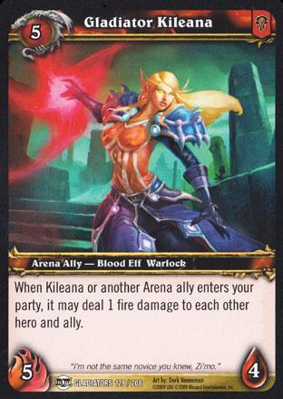 World of Warcraft TCG |Gladiator Kileana - Blood of the Gladiators 129/208 | The Nerd Merchant