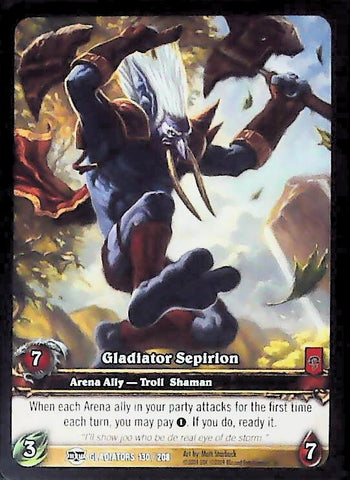 Gladiator Sepirion (Extended Art) - Blood of the Gladiators 130/208