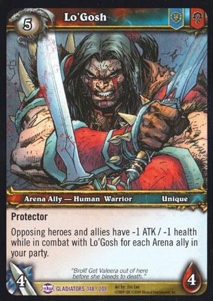 World of Warcraft TCG |Lo'Gosh - Blood of the Gladiators 148/208 | The Nerd Merchant