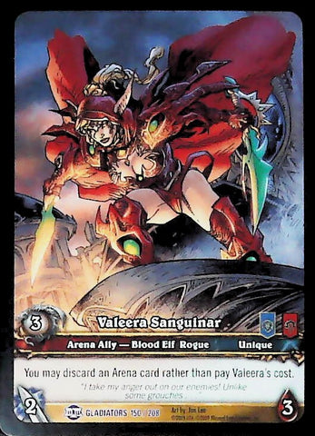 World of Warcraft TCG | Valeera Sanguinar (Extended Art) - Blood of the Gladiators 150/208 | The Nerd Merchant